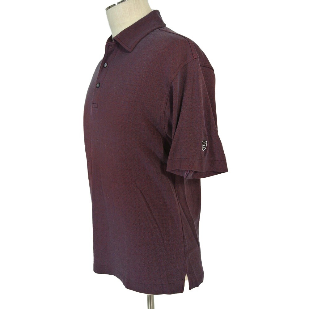 Nike Polo Shirt Mens M Purple Tiger Woods Golf Short Sleeve Regular Fit Sport - Picture 5 of 10